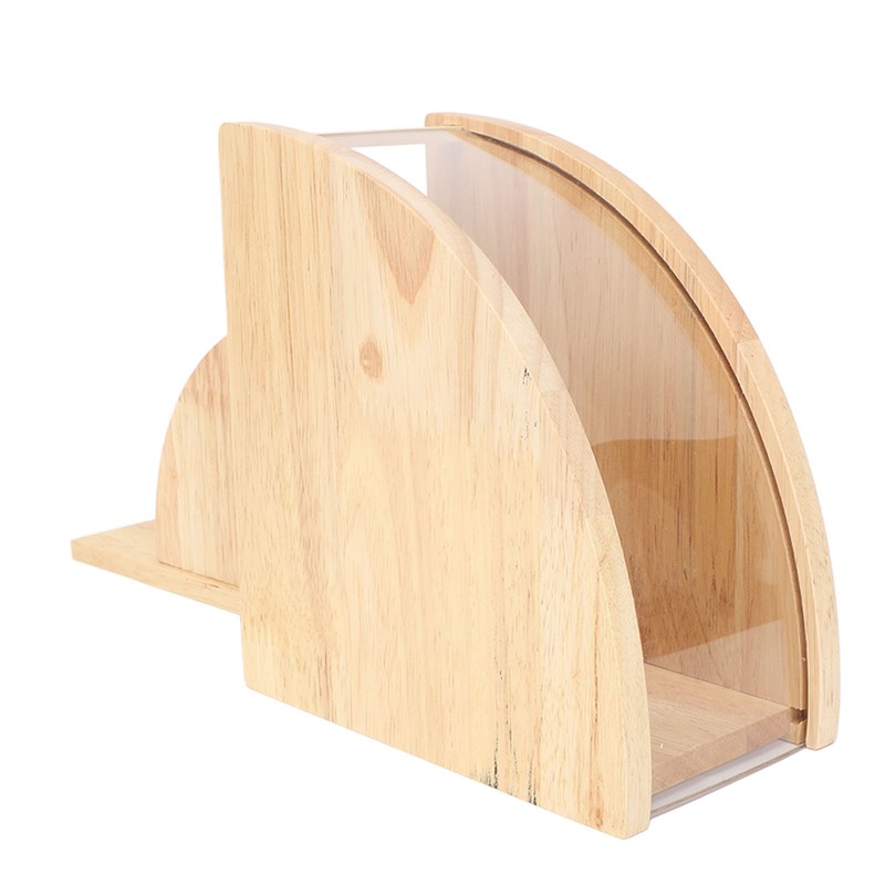Dustproof Filter Holder Fan Shaped Coffee Filter Storage Holder Solid
