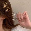 10 Pcs Metal Hair Clips Hollow Star Shape Alligator Hair