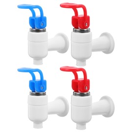 Grifos De Plástico Para Dispensador De Agua Fría Y Caliente, Juego De 4 Piezas Con Rosca Interna, Reutilizables, Fáciles De Instalar, Sin Fugas, Para Uso En Casa Y Botellas De 5 Galones