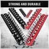 Magnetic Socket Organizer Set, 6PCS Magnetic Socket Holder, 1/4", 3/8",