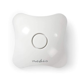 Nedis Water Leak Alarm with 85dB Built-in Siren, Stand-alone & Easy-to-install Water Detector, White