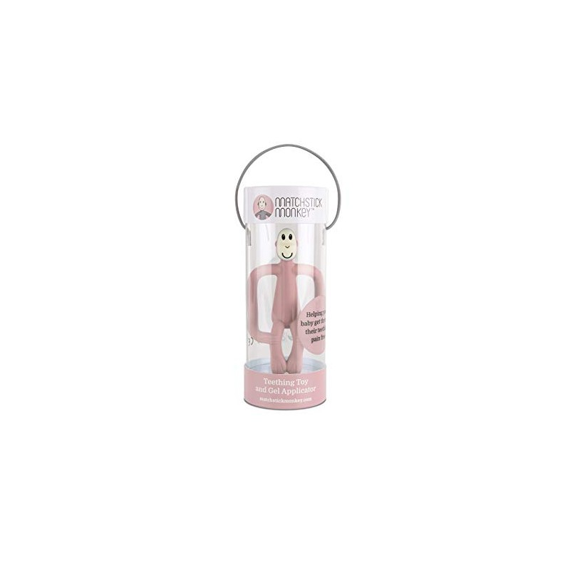 Mordedera para Bebé Matchstick Monkey - Teething Toy (Rosa Nordico)