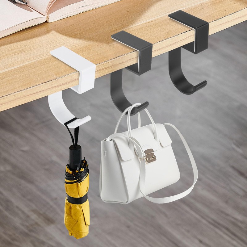 PATIKIL 2Pcs Purse Hook for Table, 5-Shaped Purse Hanger for