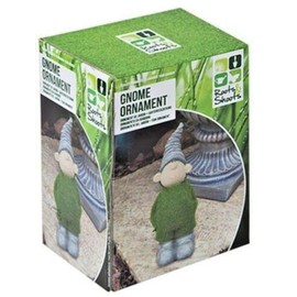 Roots & Shoots Gnome Ornament 17cm Resin & Flock Garden Outdoor Gift Present Grandad Dad Mum