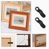Cionyce 50PCS Frame Turn Button, Metal Bow Shape Picture Frame