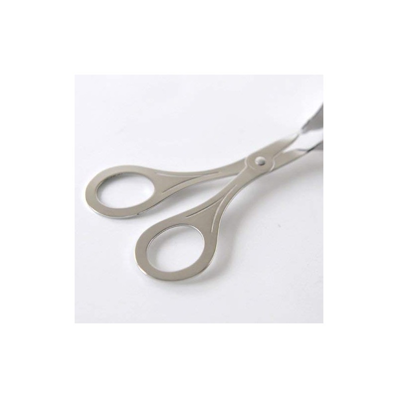 Alessi Pastry Tongs, Silver