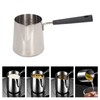Coffee Milk Frothing Pitcher Cup 304 Stainless Steel Long Handle
