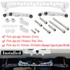 WLR For 92-95 Honda Civic 94-01 Acura Integra Rear Lower