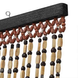 ILWorkTLs Wood Bamboo Door Beads,Beaded Curtains for Doorways,Bamboo Wooden Beaded Doorway Curtain for Bedroom Bathroom Livingroom