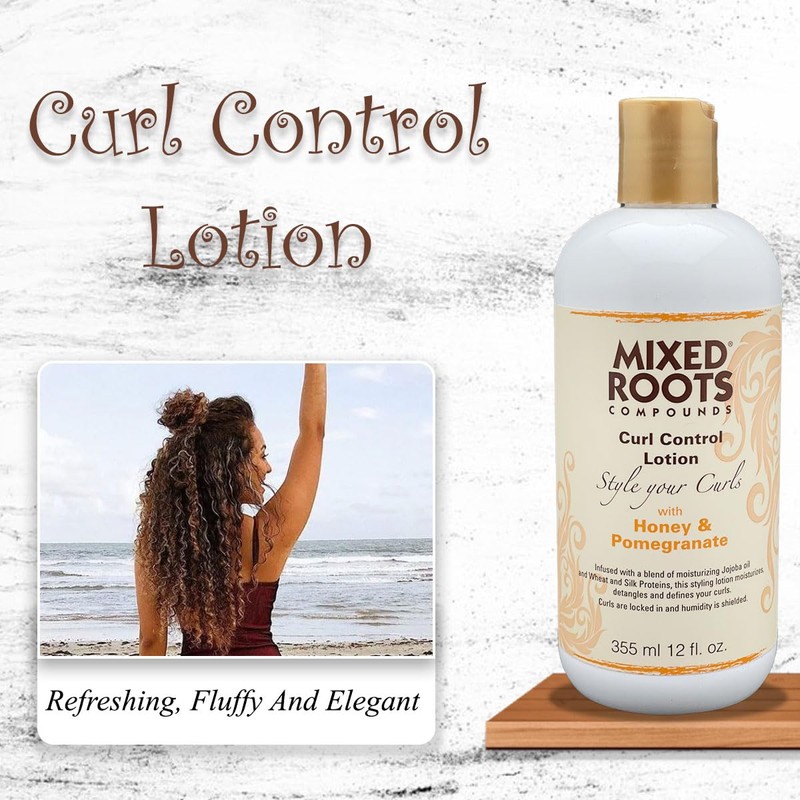 Mixed Roots Compounds Curl Control Lotion Honey & Pomegranate 355