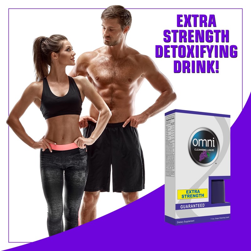 Wellgenix Omni Herbal Cleanse Detox Drink - 1oz Grape Flavor
