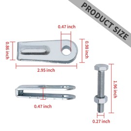 CADUFUELLY 2PCS Wheel Chain Puller Adjuster Tensioner Replacement for Yamaha Raptor 350 2005-2016, Warrior 350 1989-2005, Blaster 200 1988-2006