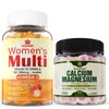 LILICARE LILICARE Plant Based Calcium Supplement + Womens Multivitamin Gummies,