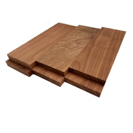 Barrington Hardwoods Black Walnut Lumber - 3/4" x 4" x 12" (6)