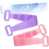 Toalla Exfoliante de Silicona para Ducha BEBEMOKO 2150V8T237 (2 Piezas)