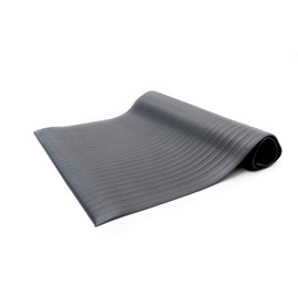 Bertech Anti-Fatigue Floor Mat, 2 Feet x 3 Feet x 3/8 Inch Thick, Textured Pattern Top, Bevelled on All Sides, Black, Made in USA