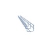 NavePoint Wire Mesh Cable Tray, Electro Zinc Plated, Silver Steel,