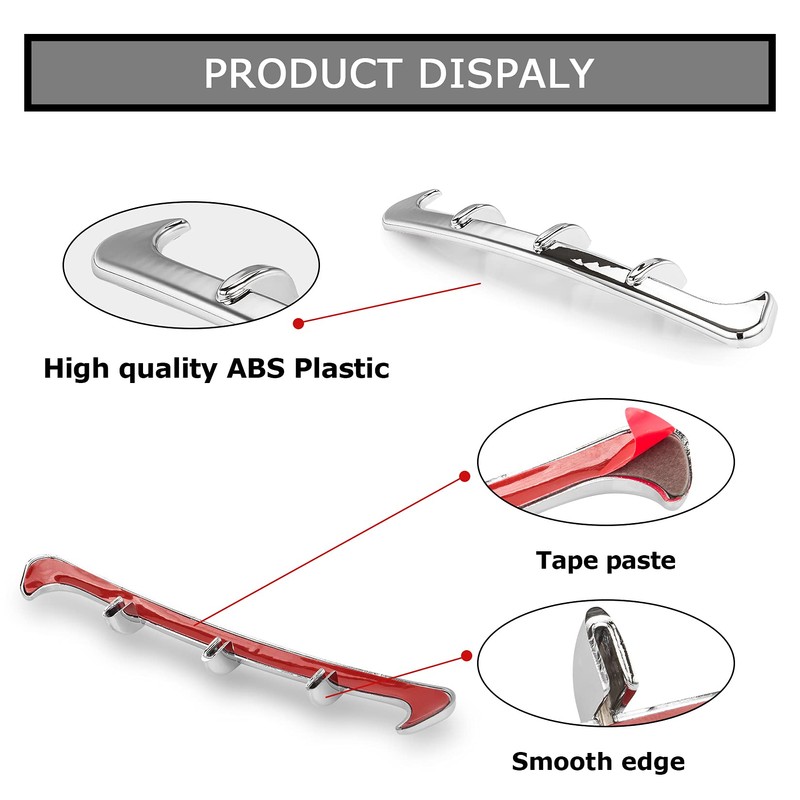 Chrome Fairing Scoop Trim- PSLER Fairing Scoop Trim for Goldwing