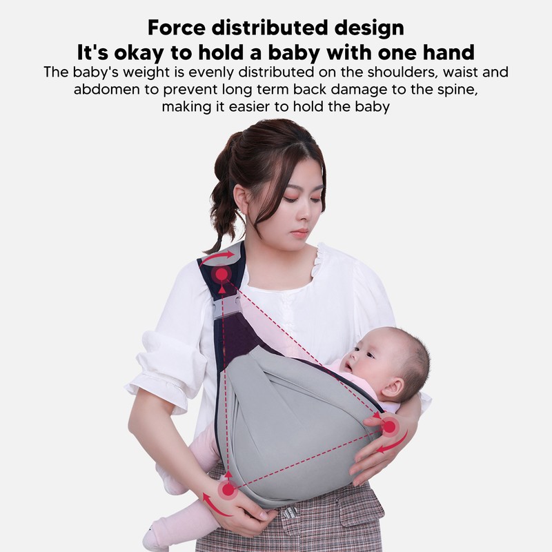 Ergonomic Baby Strap One Shoulder Labor Front Hugger 20KG Load