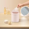 Xyskin Small Desktop Trash Bin, Mini Waste Bin with Llid,