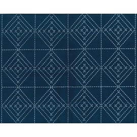 Naska Sashiko Cloth, Indigo Dye