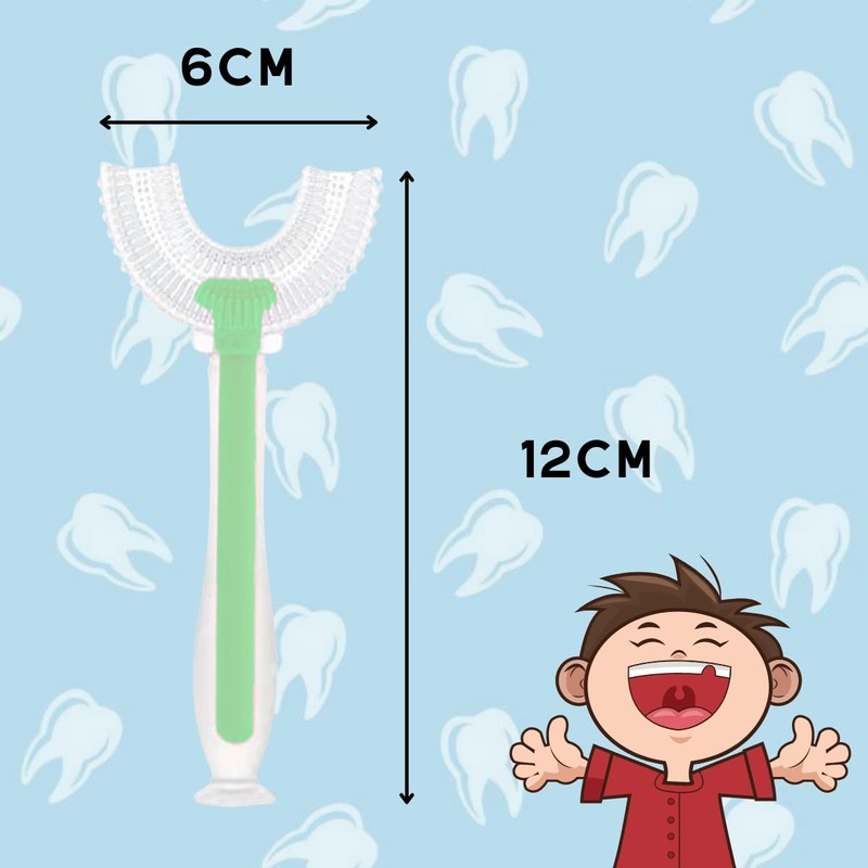 VERALY.MX | 2 Cepillos De Dientes Forma U Boca Entera
