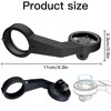 Xrten Combination Bike Computer Mount, Bicycle Edge Mount, Compatible with