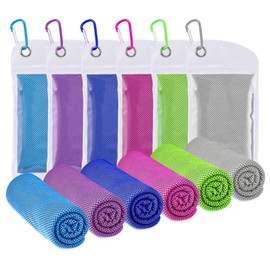 Cooling Towels for Neck and Face - Microfiber Chilly Towel Yoga Towel for Men or Women Ice Cold Towels for Yoga Gym Travel Camping Golf Football & Outdoor Sports