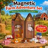 GobiDex Magnetic Travel Toys Farm Figures Set in a Portable