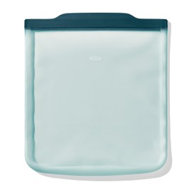 OXO Good Grips Silicone Reusable Bag – Gallon Bag (128 oz) - Lagoon