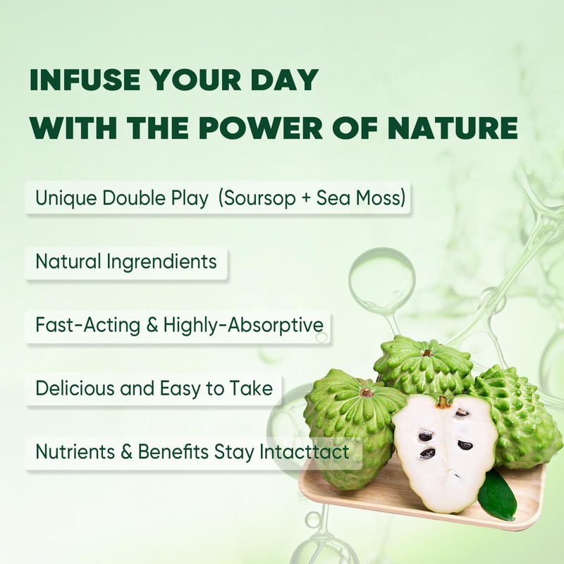 Simply Sours Soursop Extract, Graviola Soursop Bitters Liquid Drops Herbal