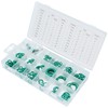 GEPCO Advanced Technology HNBR O-Ring Assortment Green 3-22 mm Diameter,