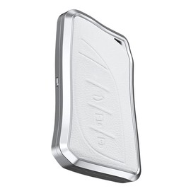 ontto Lexus Smart Key Case Key Cover Key Holder Fashion Luxury Anti-Scratch Anti-Drop Anti-Fingerprint for LC LS UX ES RX ES300h ES350 Lexus Car Screwless Aluminum Alloy Leather, white