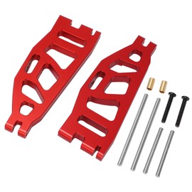 RC Rear Suspension Arm Aluminum Alloy Light Weight RC Car Rear Swing Arm for REDCAT for Shredder 1/6 RC Car Red