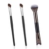 3pcs Nose Contour Brush Set, U-Shaped Sculpting Dual-End Nose Brushes