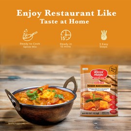 Rasoi Magic Spice Mix for Paneer Makhanwala, 50g | Ready-to-Cook | No Added Preservatives or Artificial Colours | Delicious Street-Style Taste in 15 Minutes | Easy Cooking | Pack of 3