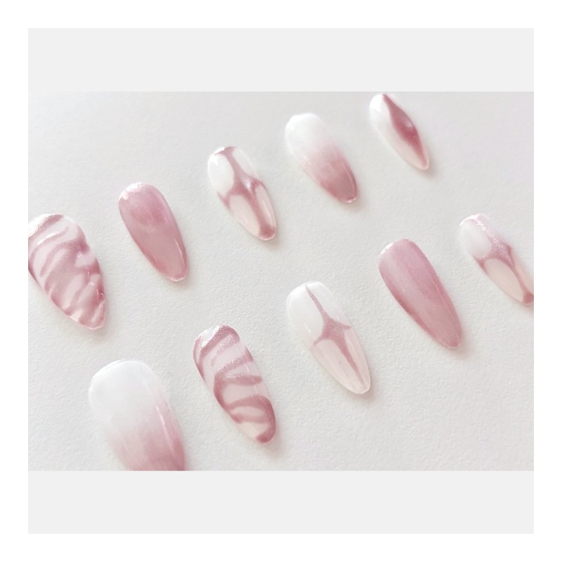 [Breath] Handmade nail tips - Almond / [숨결 Breath] 수제네일팁