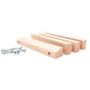 JOWE Furniture Handles Made of Wood Including Screws – Pack