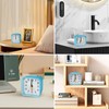 Lamisola Small Battery Operated Analog Alarm Clock, Travel Clock,Quieter Bedside