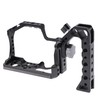 FocusFoto Camera Cage +Top/Side Handle Grip Kit, Aluminium Alloy Video