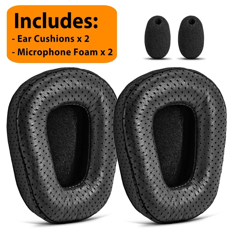 B450-XT B550-XT Replacement Ear Pads Sheepskin Leather Ear Cushion Compatible