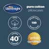 Silentnight Pure Cotton Housewife Pillow case-2 Pack, Blush, 74 x
