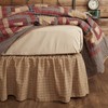 VHC Brands Millsboro Queen Bed Skirt 60x80x16 Country Rustic Bedding