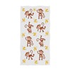 Naanle Cute Cartoon Funny Monkey Banana Pattern Soft Highly Absorbent