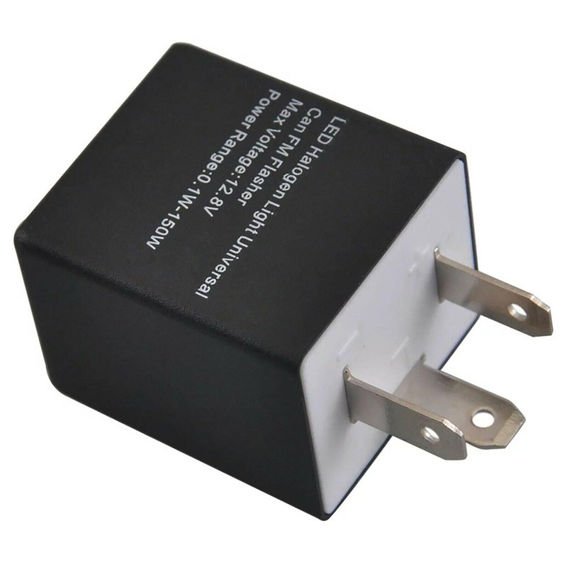 TDR 3-Pin LED Flasher Blink Speed Adjustable Relay For Motorcycle