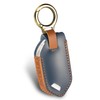 Riasot for Kia Leather Key Fob Cover with Keychain Compatible