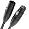 deleyCON 3.0 m XLR Audio Cable, Studio Quality, Made of