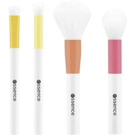 essence Mini Brush Set, No. 01 Mini But Fluffy, Multi-Coloured (Pack of 4)
