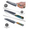 SANMUZUO 8.5" Kiritsuke Knife - Professional Kitchen Chef Knife -