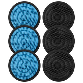 Hard Hat Top Pad, Washable Cooling Hard Hat Inserts/Liner/Cushions Replacement for Helmets, Hardhat Suspension Accessories (Blue, 6 Pack)